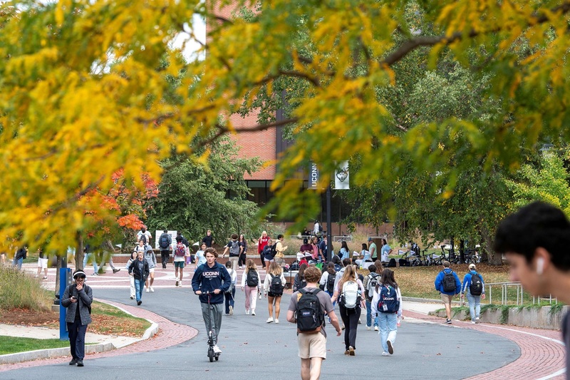 Fall season on campus